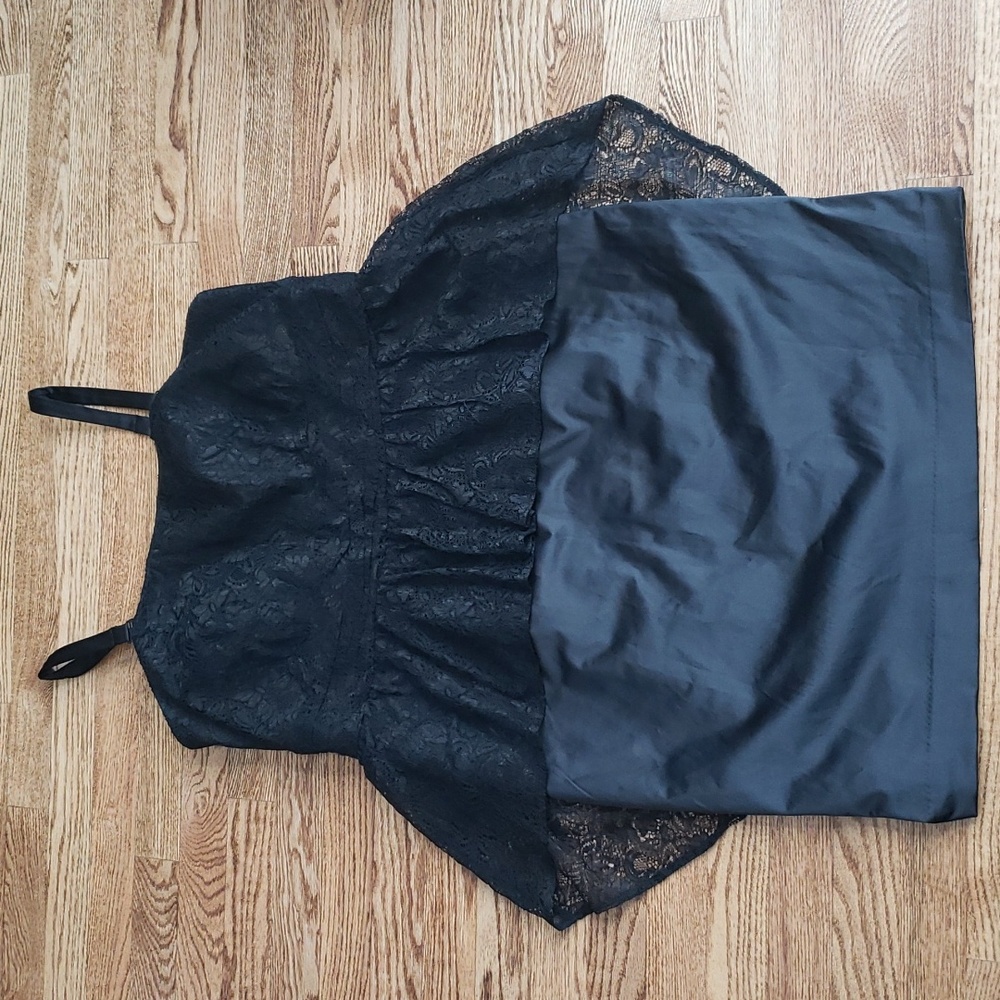 (14) NWT New Noir Fitted Lace Overlay Date Night Formal Special Occasion Evening
